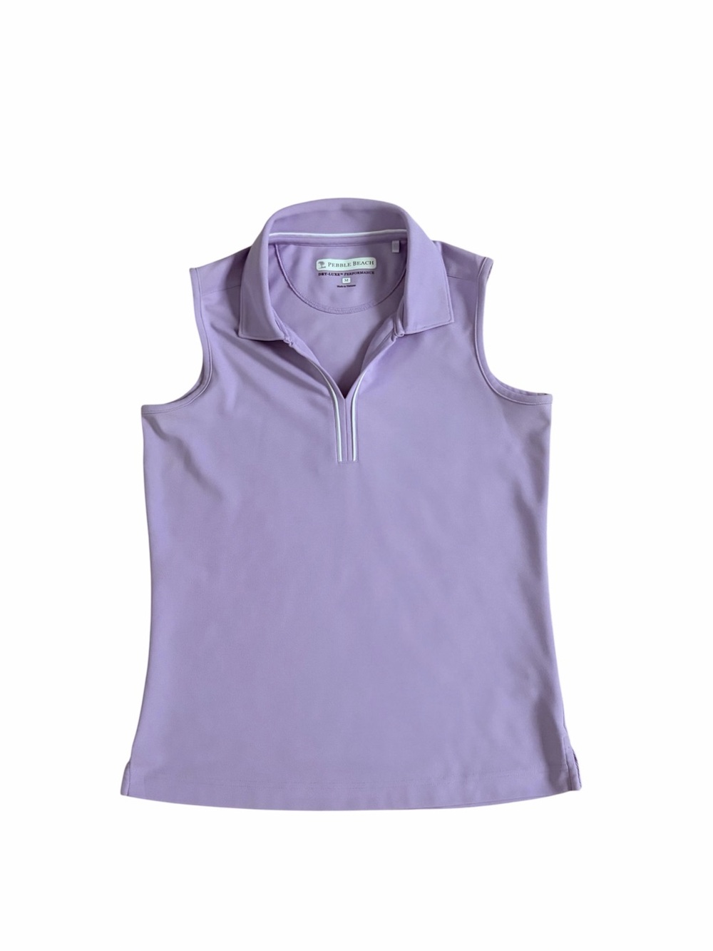 Pebble Beach Lavender Polo Golf Top